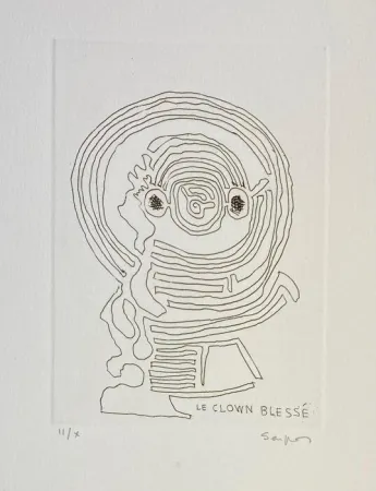 Gravura Seuphor - Onze essais de voix pour un chant du soir