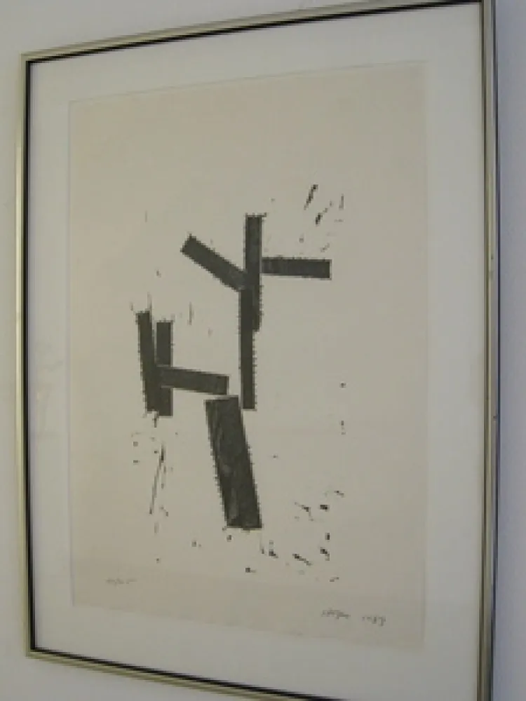 Xilogravura Shapiro - Composition B