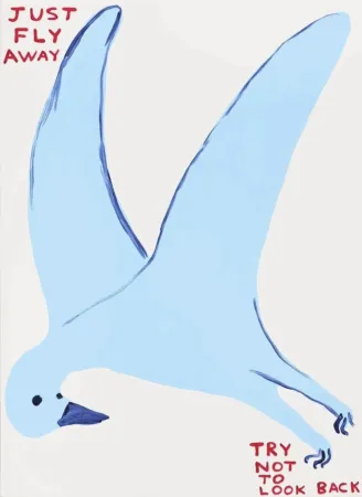 Serigrafia Shrigley - Just fly away