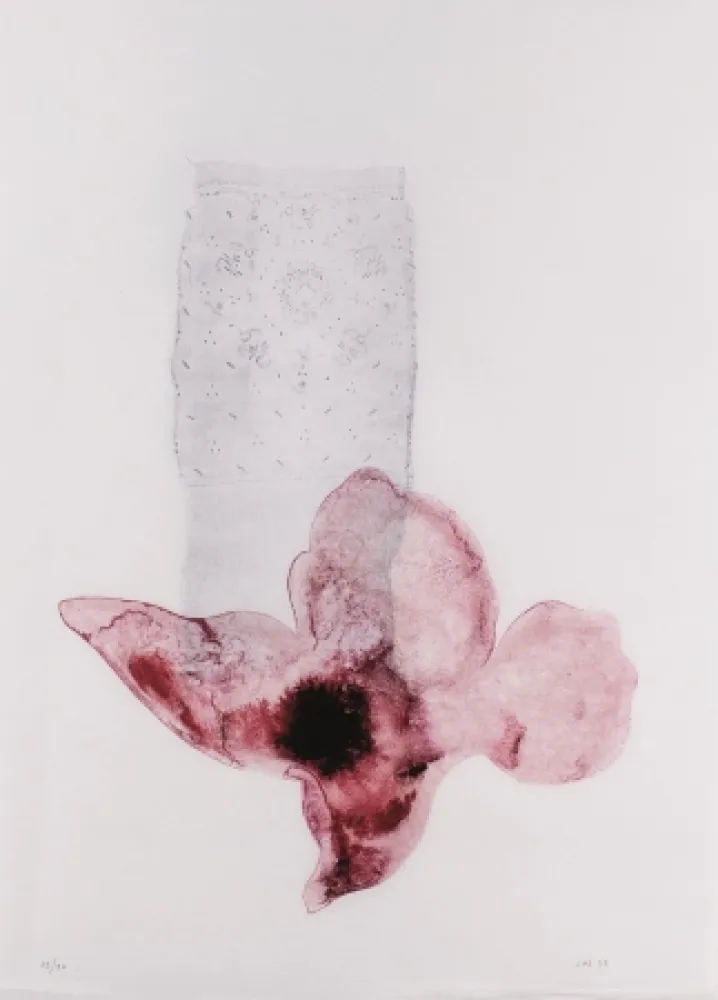 Litografia Sicilia - Composición (Flor)