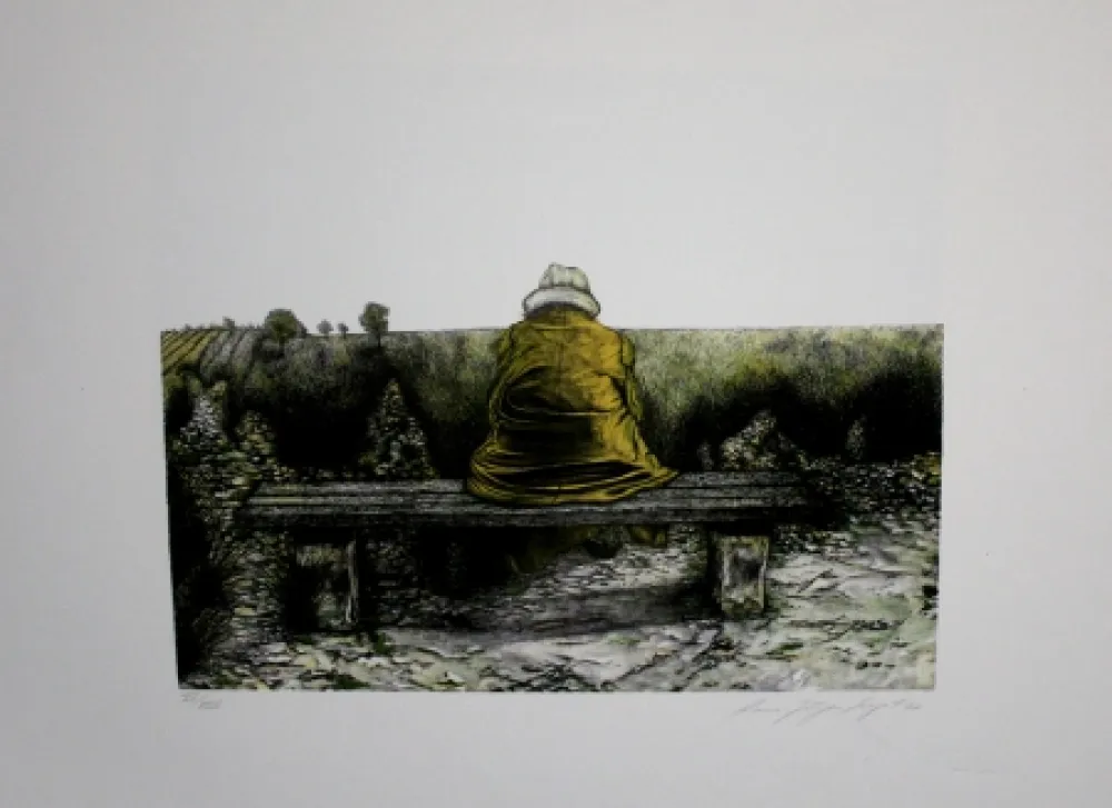 Litografia Siegert - Landschaft wie ich sie kenne