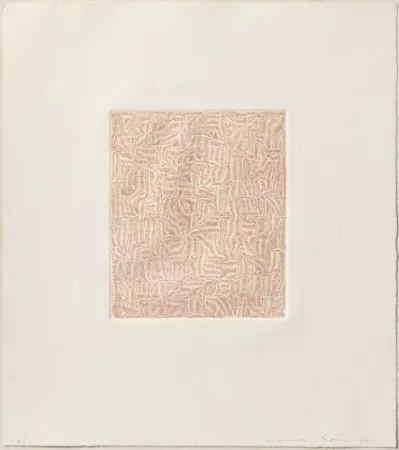 Gravura Siena - Camí de fletxes entre línies paral.leles