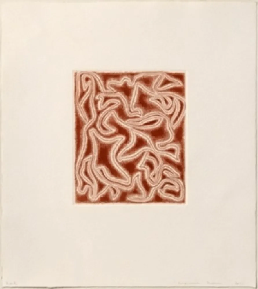 Água-Forte E Água-Tinta Siena - Línies sortint de l'obscuritat