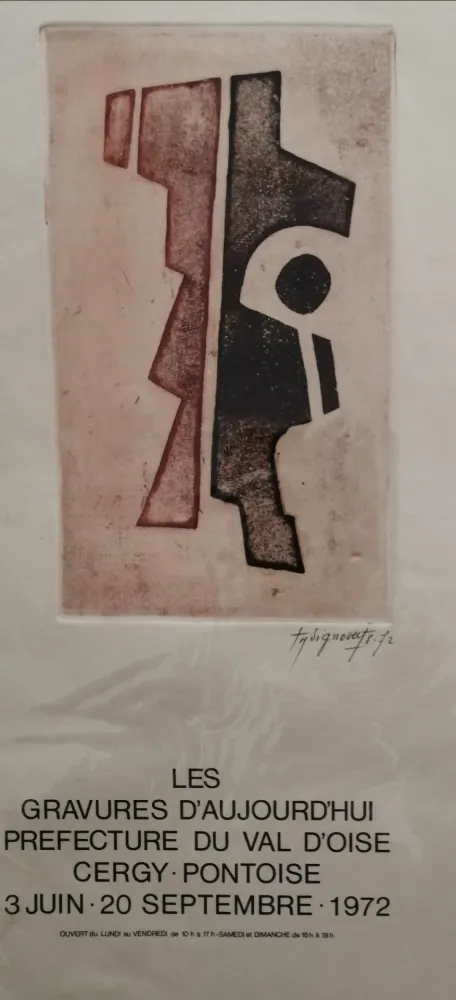 Água-Forte Signovert - Gravures d'aujurd'hui - Cergy Pontoise