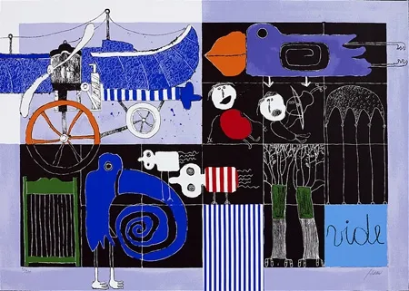 Serigrafia Silvain - The Blind Bird 