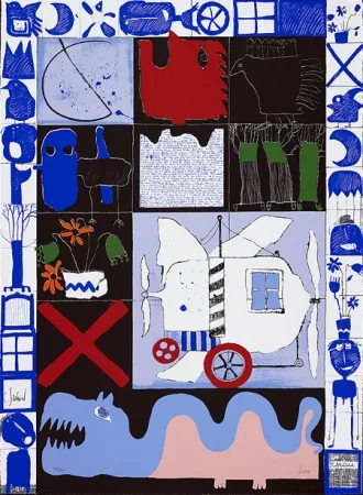 Serigrafia Silvain - Vol de nuit