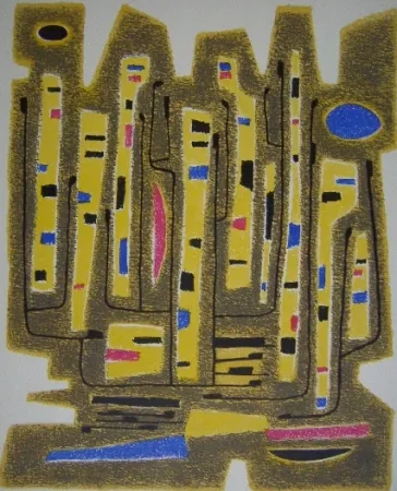 Litografia Singier - La Patriette de Conzalve