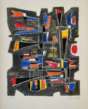 Litografia Singier - La Patriette de Gonzalve 