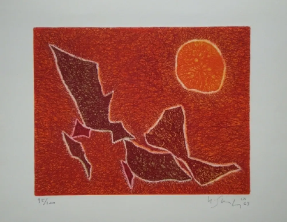 Água-Forte E Água-Tinta Singier - Migration Solaire