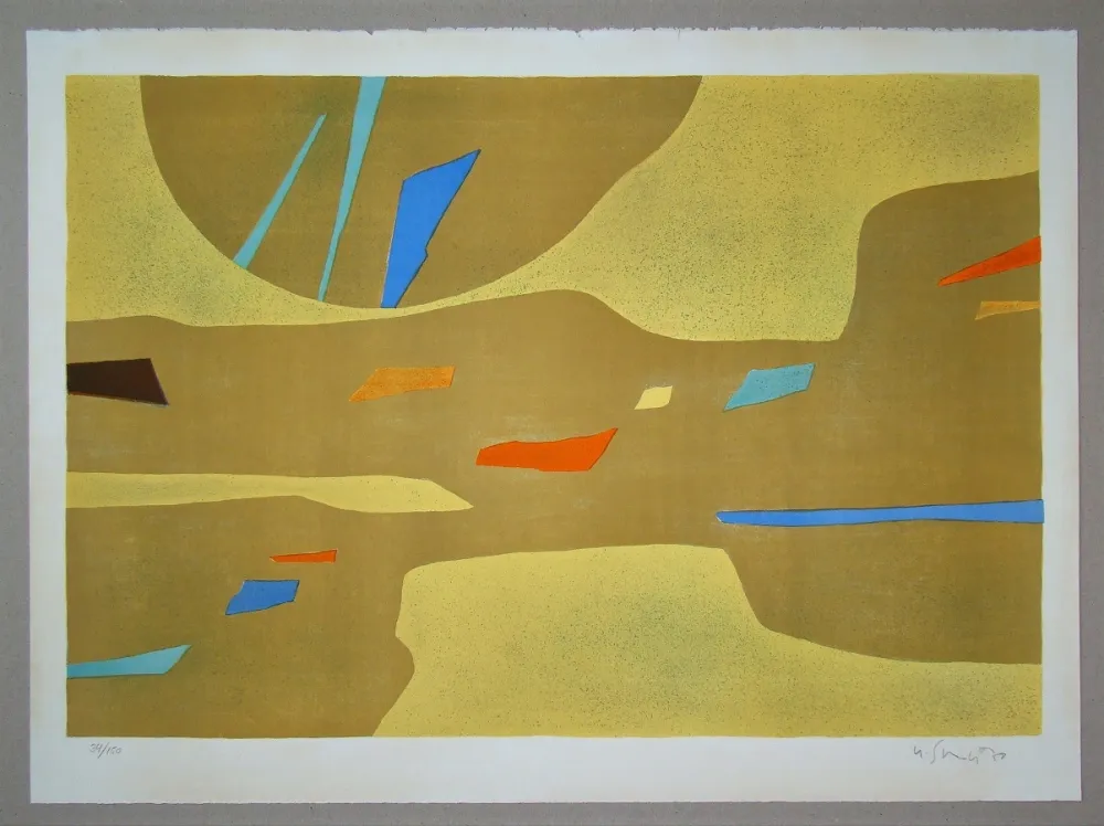 Litografia Singier - Provence grande lumière