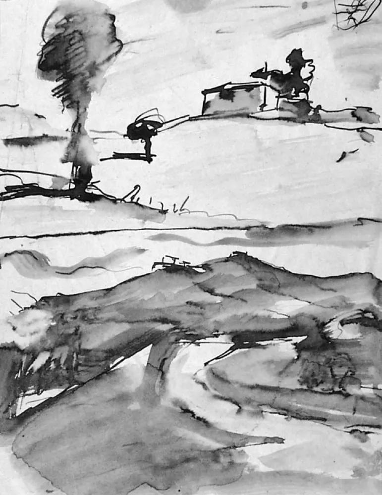 Sem Técnica Sironi - Paesaggio