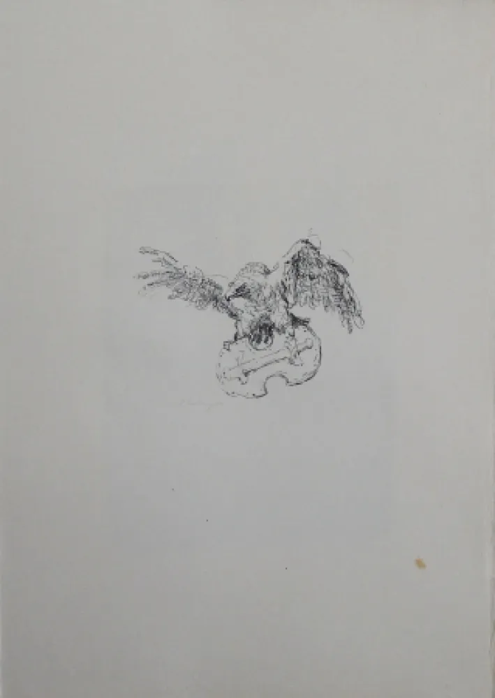 Litografia Slevogt - Schlussvignette 