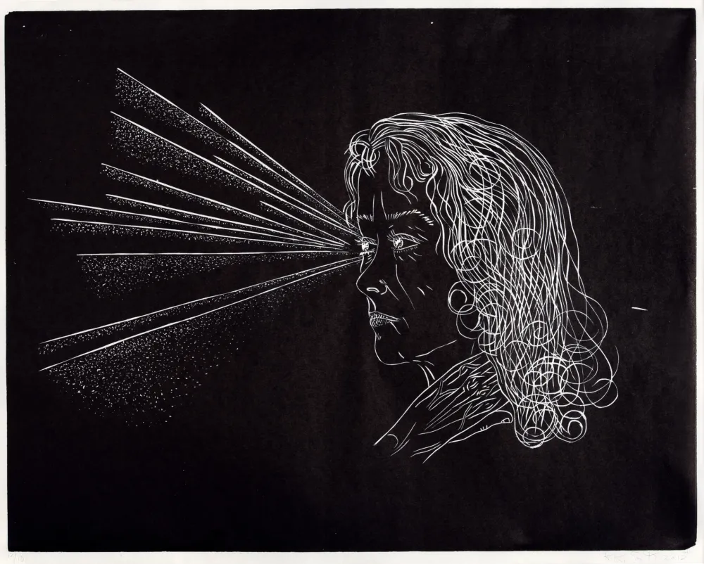 Xilogravura Smith - Visitor