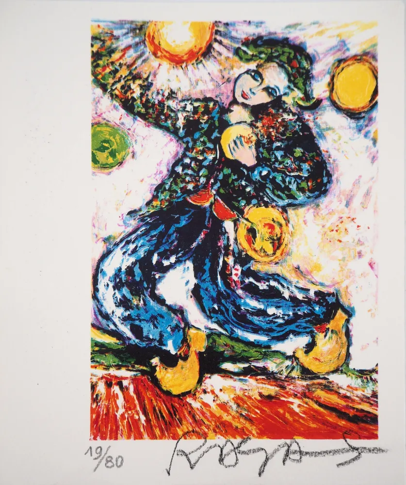 Litografia Sorkine - Le jeune arlequin