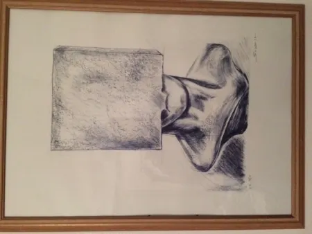 Litografia Sosno - Tete au carré