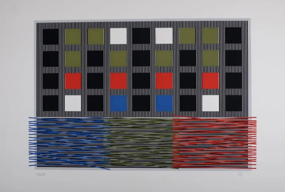 Serigrafia Soto - Composition