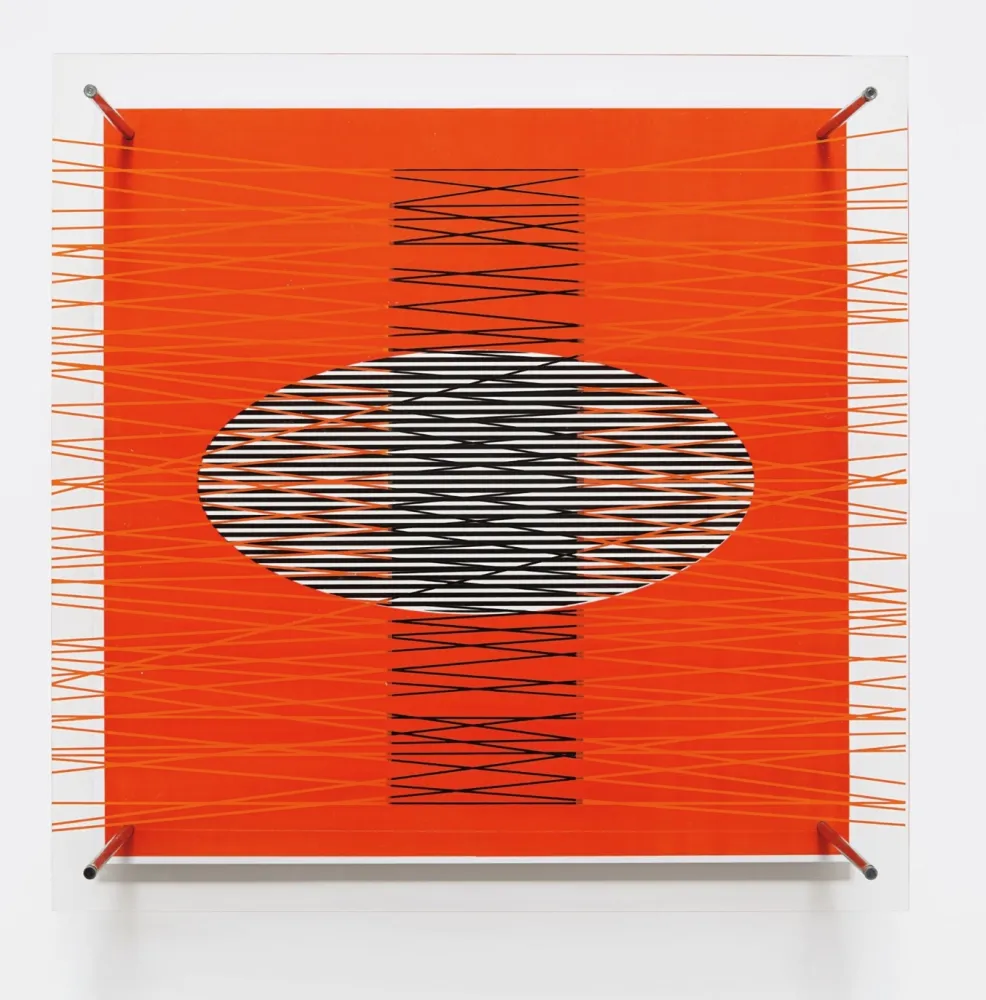 Múltiplo Soto - Óvalo en el rojo