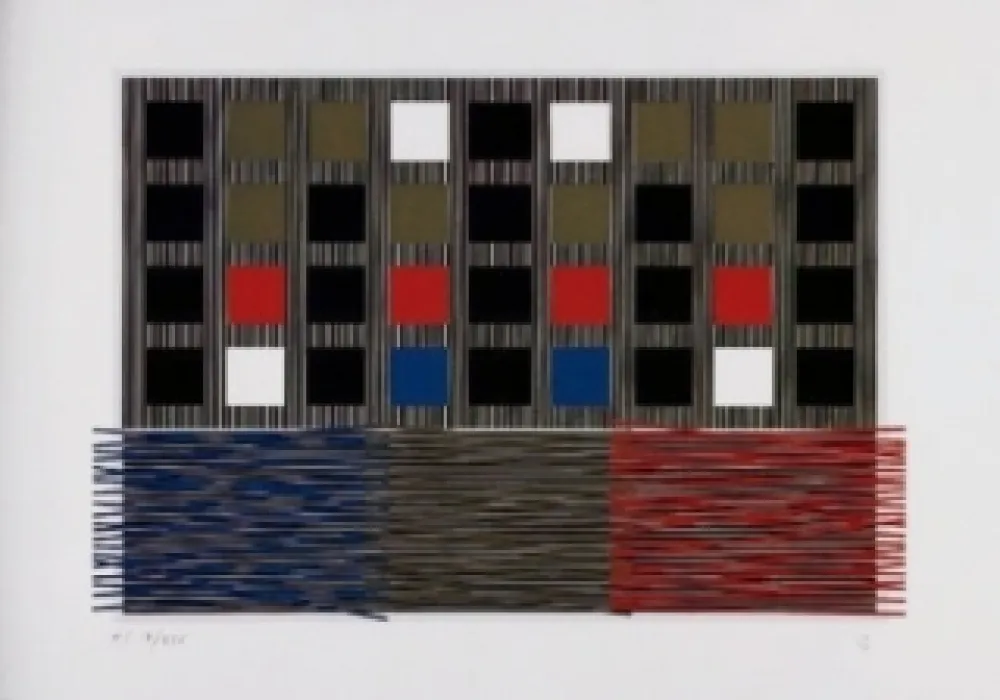 Serigrafia Soto - Sans titre