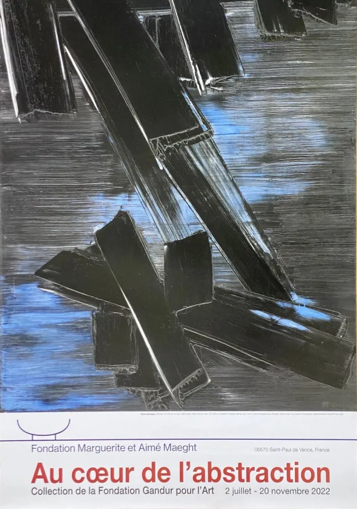 Cartaz Soulages - 24 août 1958
