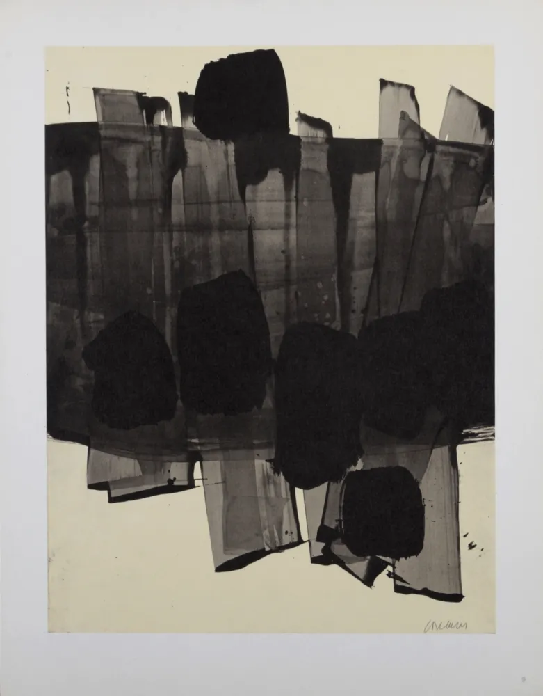Offset Soulages (After) - Composition #9
