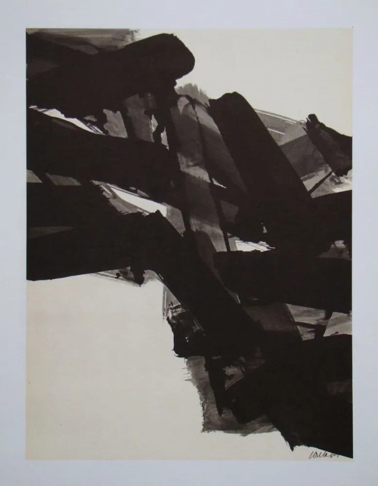 Litografia Soulages (After) - Peinture sur papier - 1961