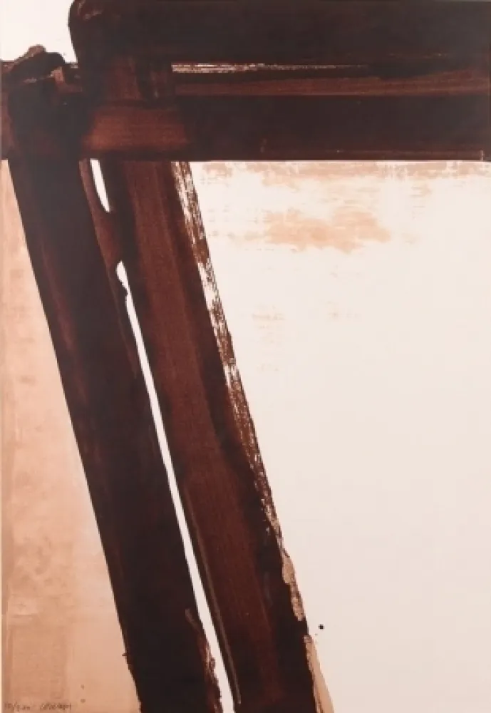 Serigrafia Soulages - Composition 15