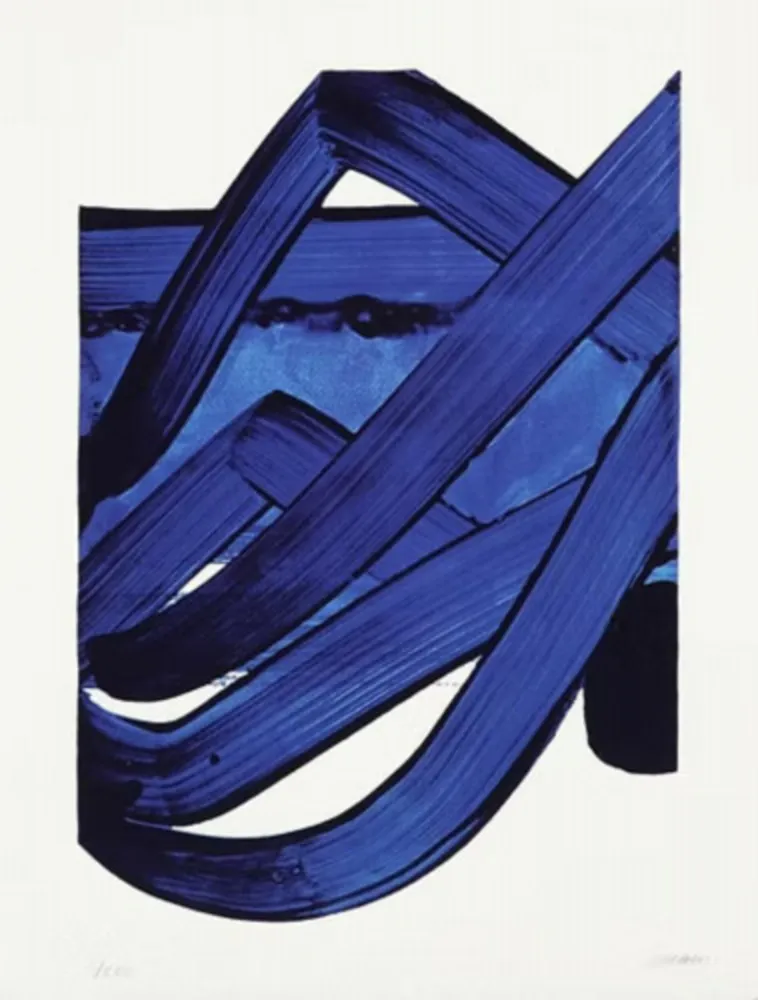Litografia Soulages - Composition, Sérigraphie No 18