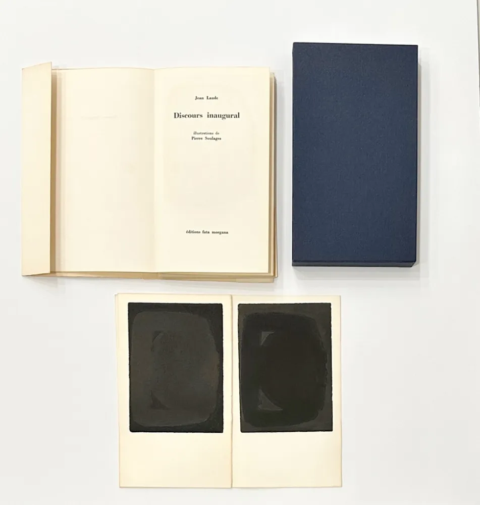 Livro Ilustrado Soulages - Discours inaugural