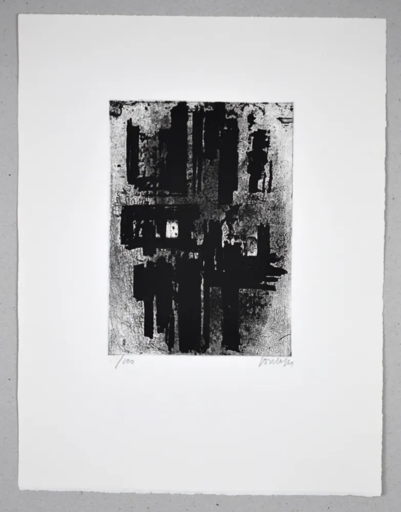 Água-Forte Soulages - Eau forte IV