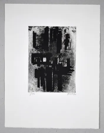 Água-Forte Soulages - Eau forte IV