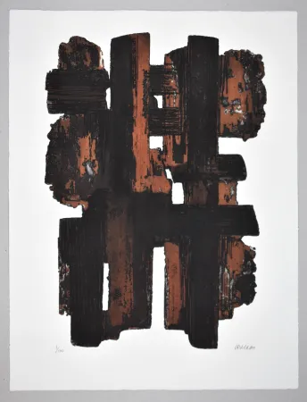 Água-Forte Soulages - EAU FORTE IX