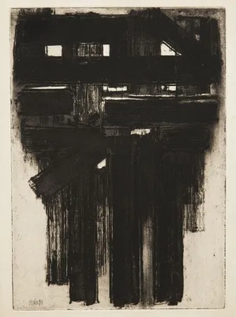 Água-Forte Soulages - Eau-forte n° III