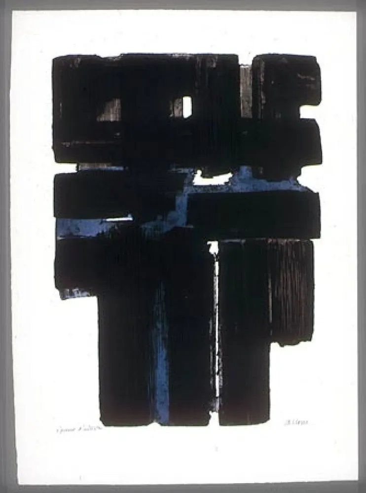 Água-Forte E Água-Tinta Soulages - Eau forte n° X