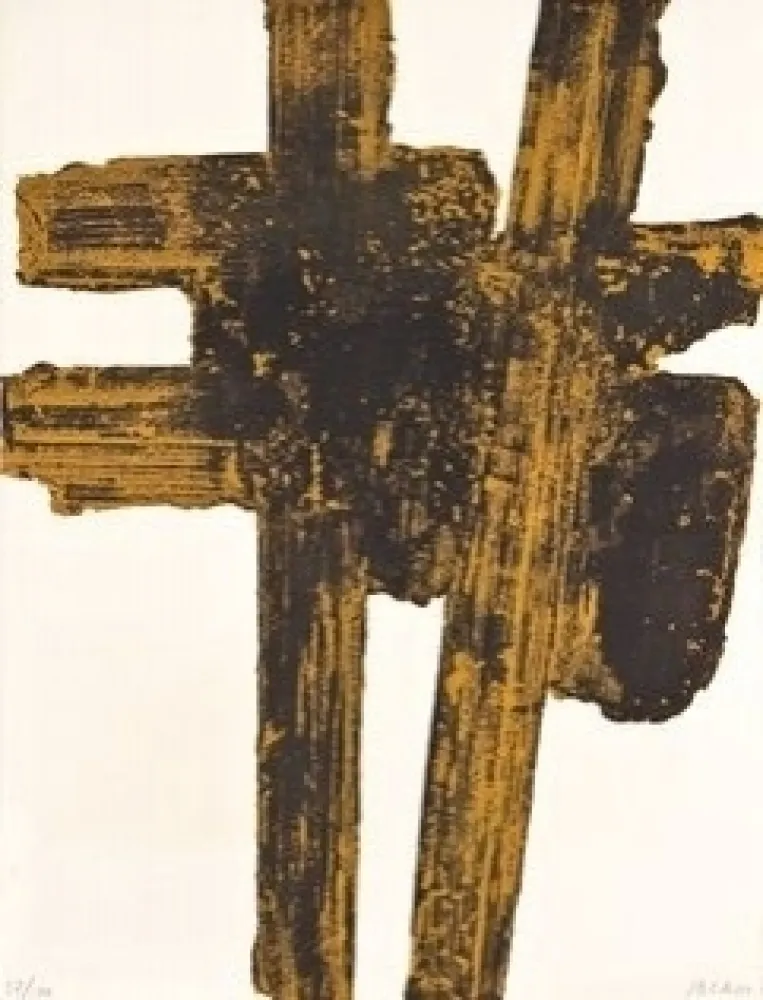 Água-Forte E Água-Tinta Soulages - Eau forte n°18