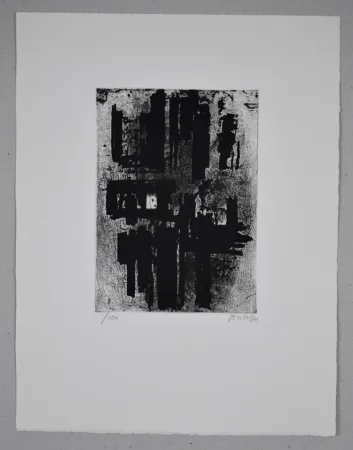 Água-Forte Soulages - Eau-forte n°IV