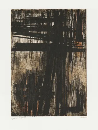 Gravura Soulages - Eau-Forte VII