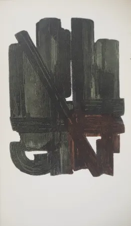 Litografia Soulages - Eau Forte VIII