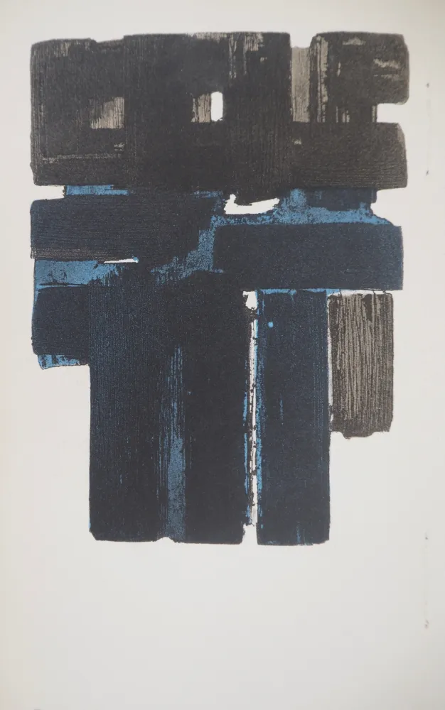 Litografia Soulages - Eau Forte X
