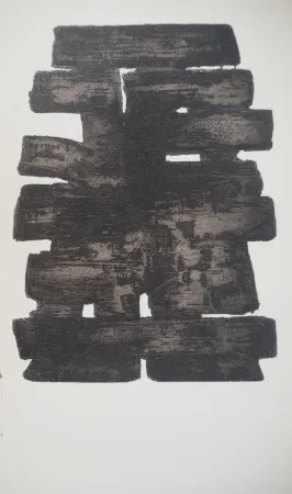 Litografia Soulages - Eau Forte XIII