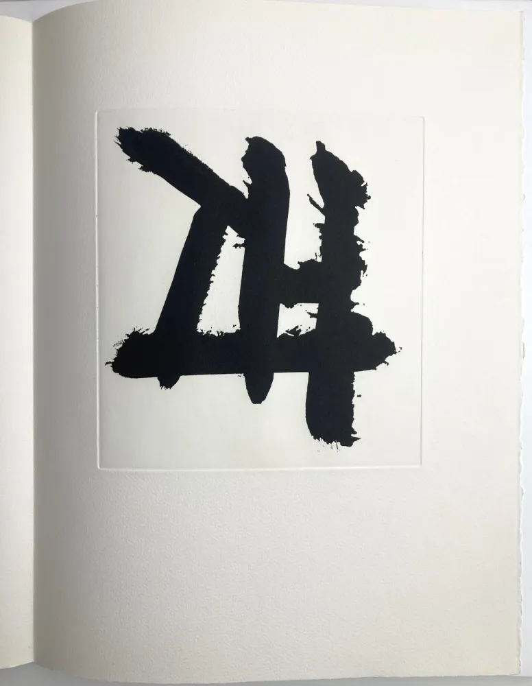 Água-Tinta Soulages - Eau Forte XXXIV, 1978