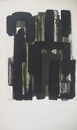 Litografia Soulages - Gouache 8
