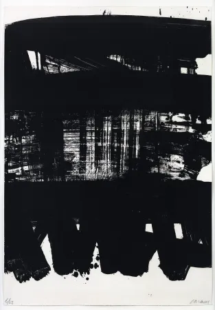 Litografia Soulages - Lithographie 21