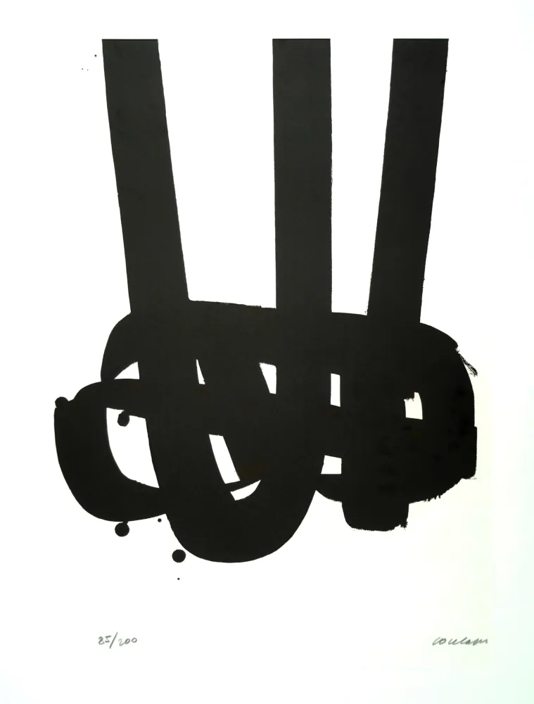 Litografia Soulages - Lithographie 29