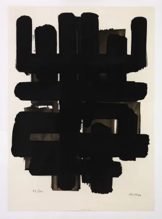 Litografia Soulages - Lithographie 3