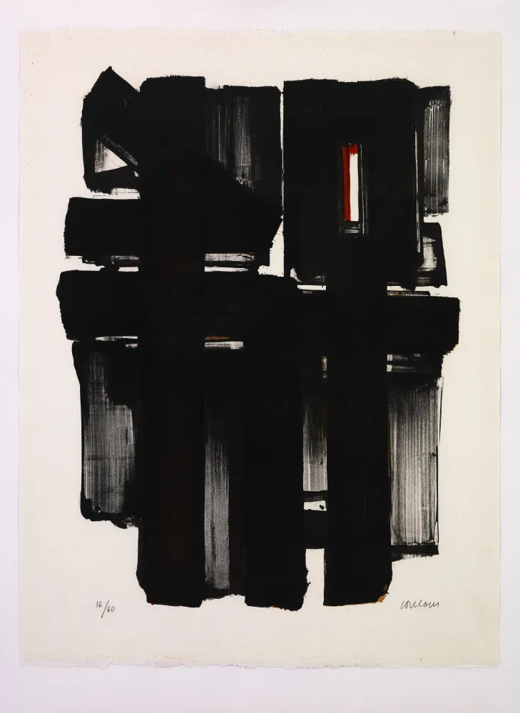 Litografia Soulages - Lithographie II