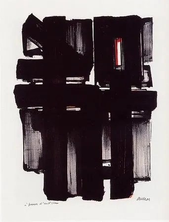 Litografia Soulages - Lithographie n°2
