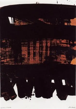 Sem Técnica Soulages - Lithographie n°22