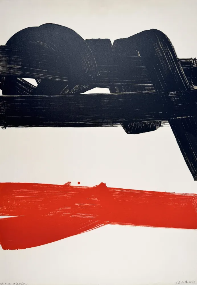 Litografia Soulages - Lithographie n°27 
