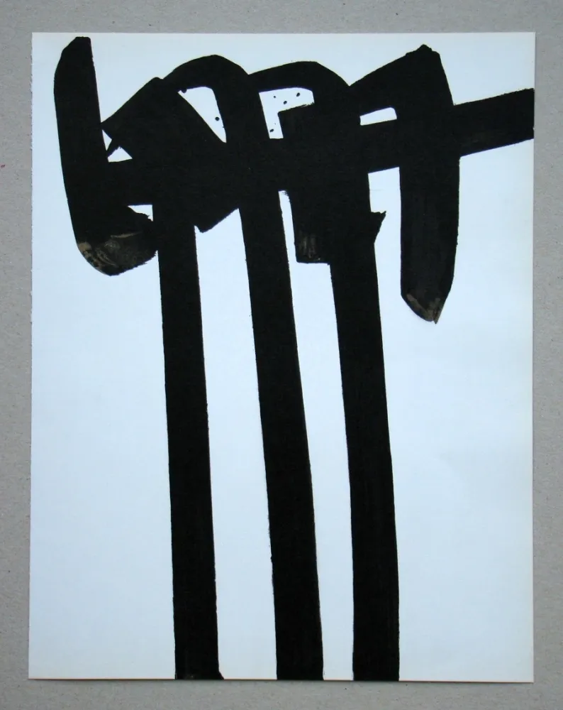 Litografia Soulages - Lithographie  n°28