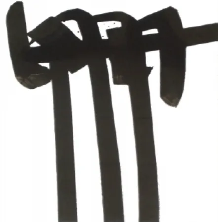 Litografia Soulages - Lithographie n°28